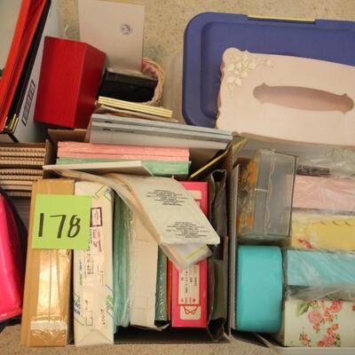 Lot 178 NWT Binders, Paper,  Note Pads & More Supplies