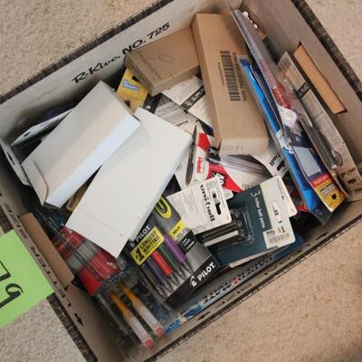 Lot 179 NWT Box of Pens & Pencils