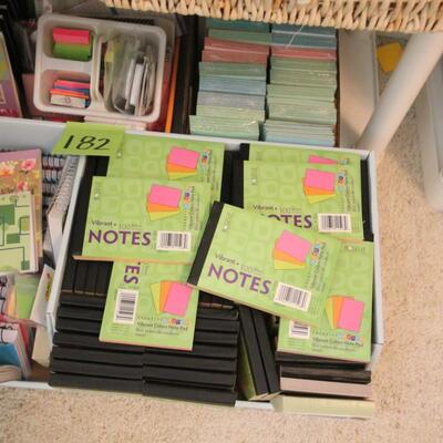 Lot 182 NWT Note Pads, Cards & More