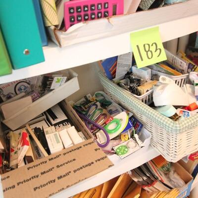 Lot 183 NWT Calculators, Glue, Binders, Key Chains & More