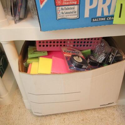 Lot 184 Label Machine, Shipping Supplies & Post It Notes