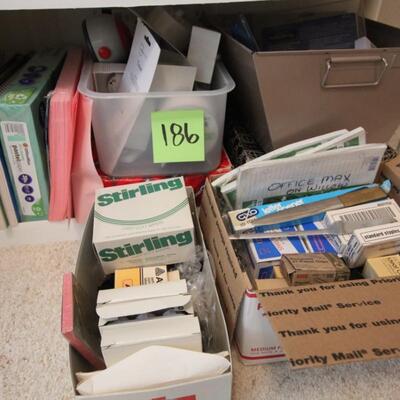 Lot 186 Office Supplies