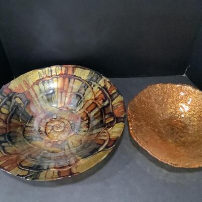 451  Two Decorative Bowls 