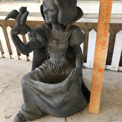 Concrete Snow White outdoor figurine