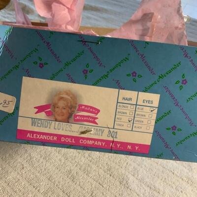 Madame Alexander doll - Wendy loves mommy #801