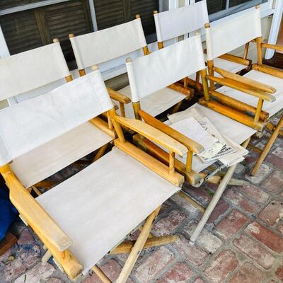 Lot 488  Set of Six Vintage Director's Chairs 