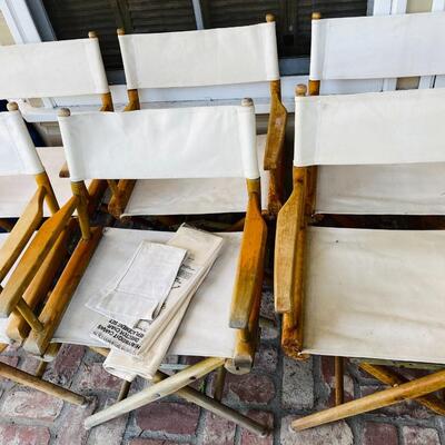 Lot 488  Set of Six Vintage Director's Chairs 