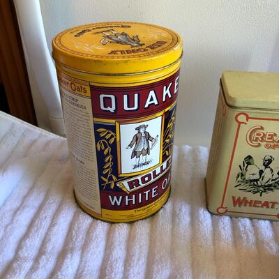 Lot 23 - (4) Breakfast Tins