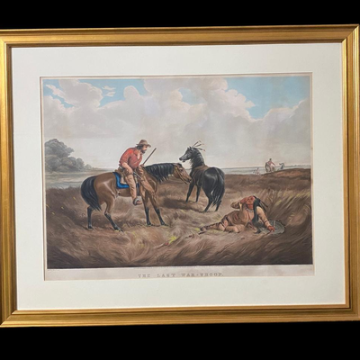 Artist: A.F. Tait Title: Currier & Ives The Last War Whoop 