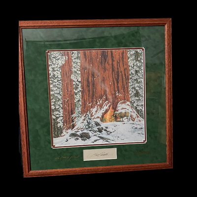 Artist: Bev Doolittle Title: Christmas Day, Give or Take a Week