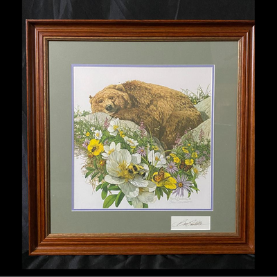 Artist: Bev Doolittle Title: Bugged Bear- Signed 
