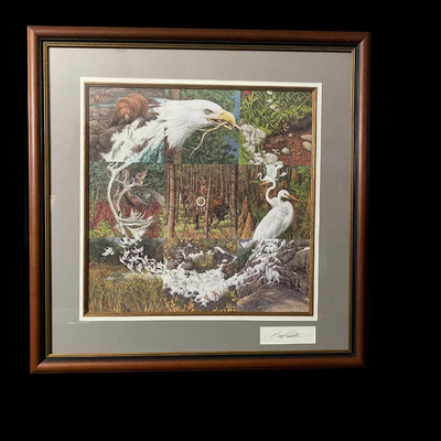Artist: Bev Doolittle Title: The Sacred Circle-Signed