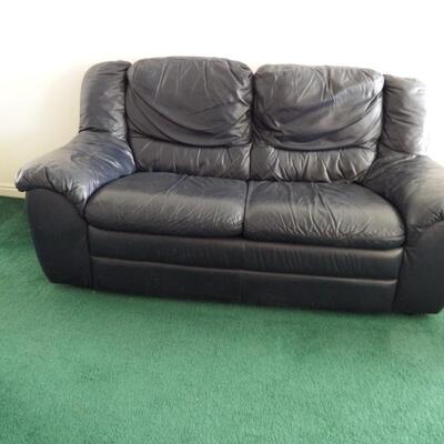 Dark Blue Love Seat
