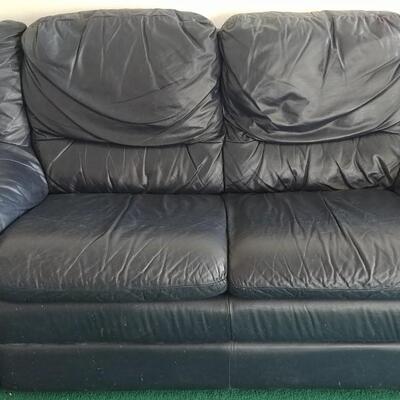Dark Blue Love Seat