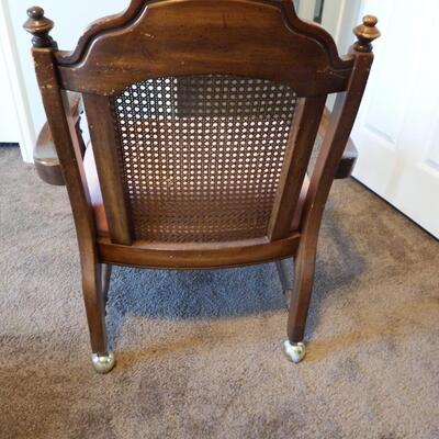 Vintage Chair with Foot Stool