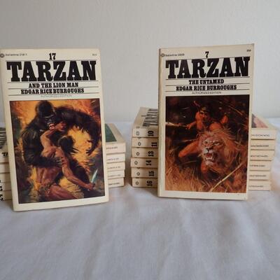 Tarzan Books White Covers 