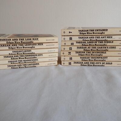 Tarzan Books White Covers 