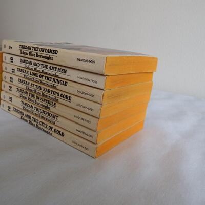 Tarzan Books White Covers 
