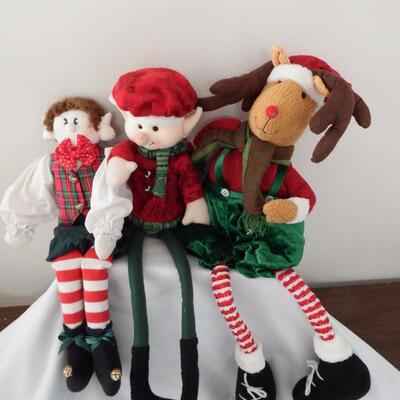 Christmas Long Leg Shelf Sitters