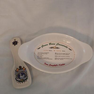 Green Bean Casserole Dish & Spoonrest