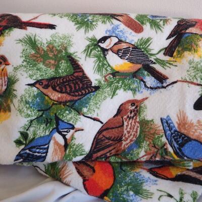 Vintage Birds & Fashion Blankets