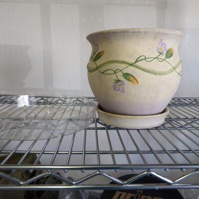 Decorative Planter with Water Tray