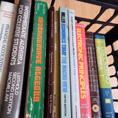 File crate of Text Books 1