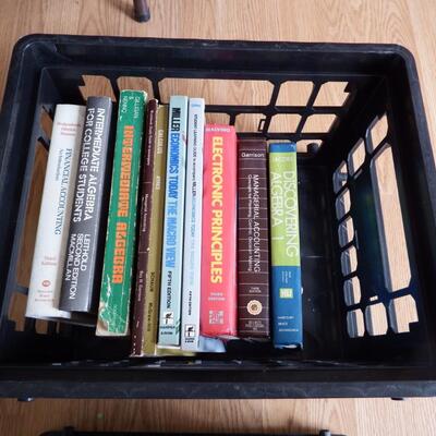 File crate of Text Books 1