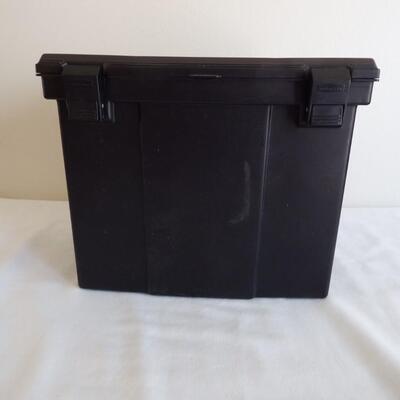 File box full of file folders