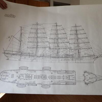 Large Ship Print
