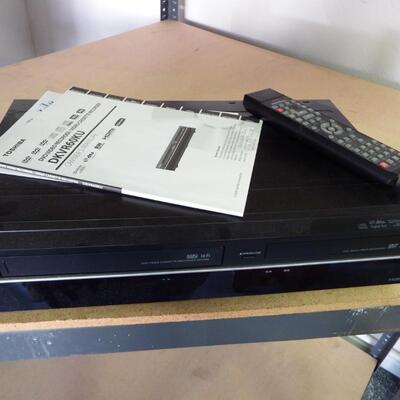 Toshiba VCR/DVD Recorder.