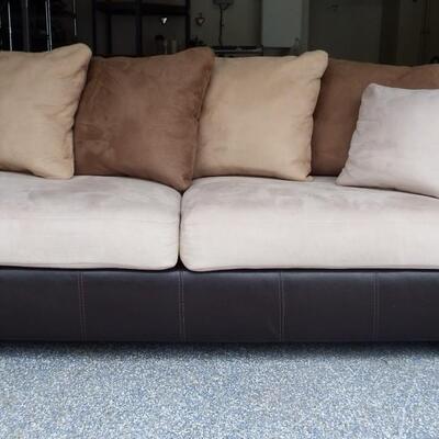 Suede Couch Great condition