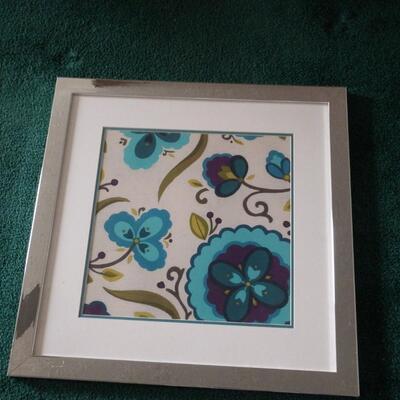 Turquoise Floral Picture 2