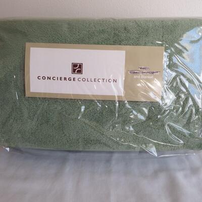 Soft Green Blanket.