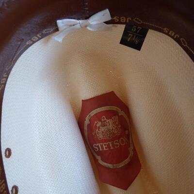 Stetson White Cowboy Hat