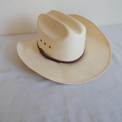 Stetson White Cowboy Hat