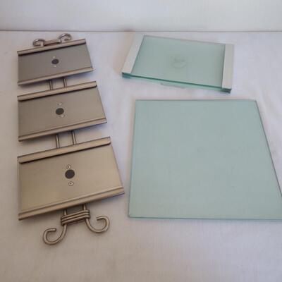 Silver & Glass Picture Holders