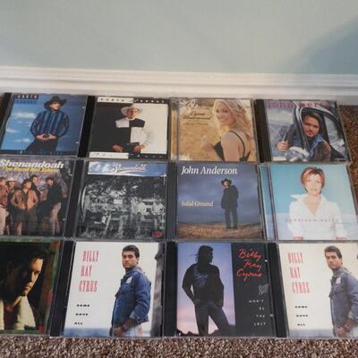 Country Cd's.