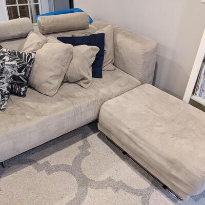 Microfiber Sectional Sofa	