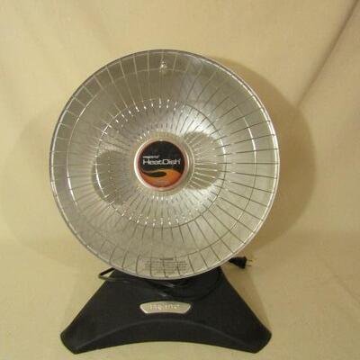 Presto Heat Dish Parabolic Electric Heater- 15 1/2