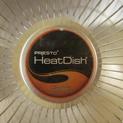 Presto Heat Dish Parabolic Electric Heater- 15 1/2