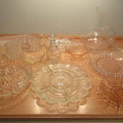 Collection of Glass/Crystal Plates and Serving Pieces- Great for Entertaining!