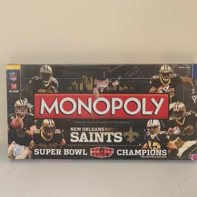 NIB - New Orleans Saints Monopoly Game