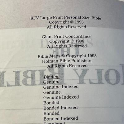 HOLMAN KJV Holy Bible 
