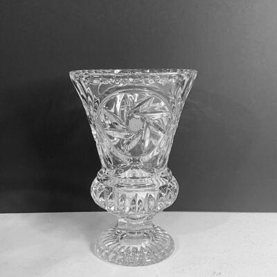 Set of (3) Crystal Vases and Bowl