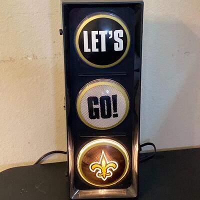 Letâ€™s Go Saints Blinking Light 