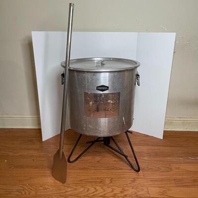 Huge DREXEL Crawfish Boil Pot with Accessories