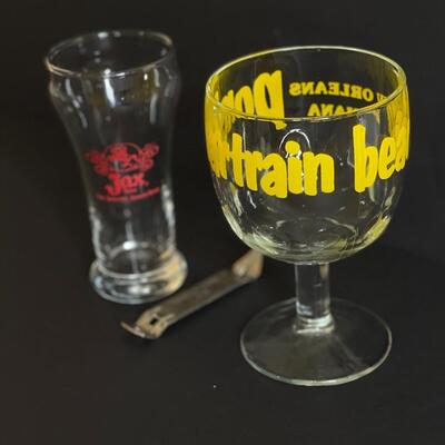 Pontchartrain Beach & Jax Brewery Glass 