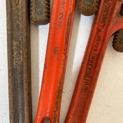 Set of 3 Ridgid Wrenches 