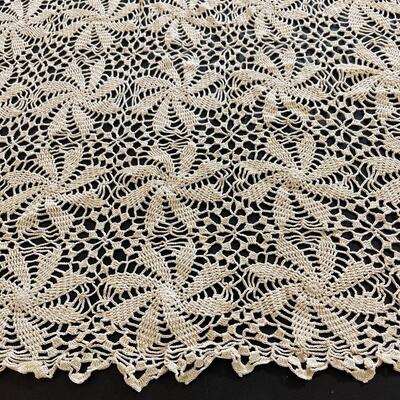 A - Crocheted Tablecloth or Throw